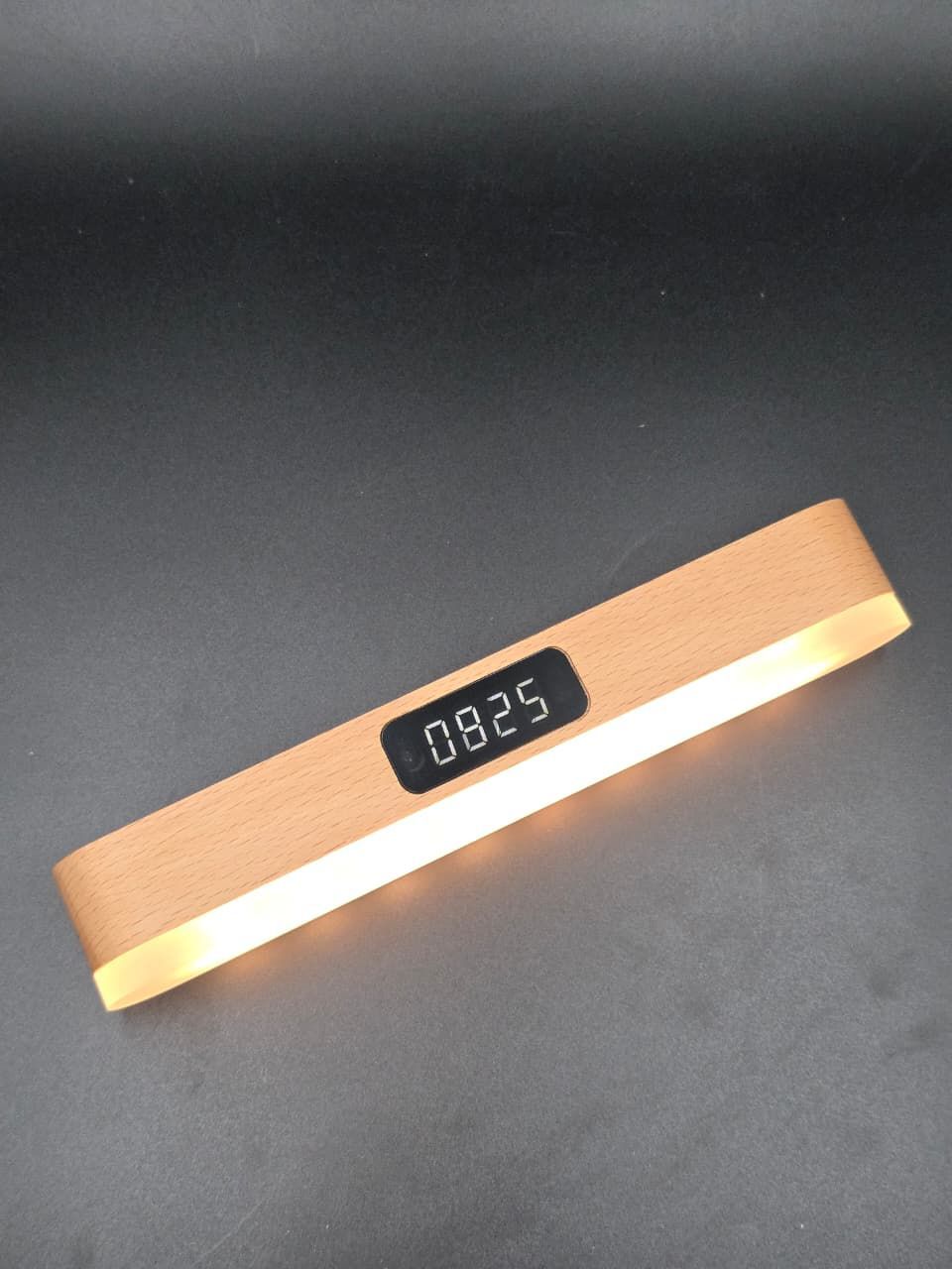 Magnetic Wood Clock With Light