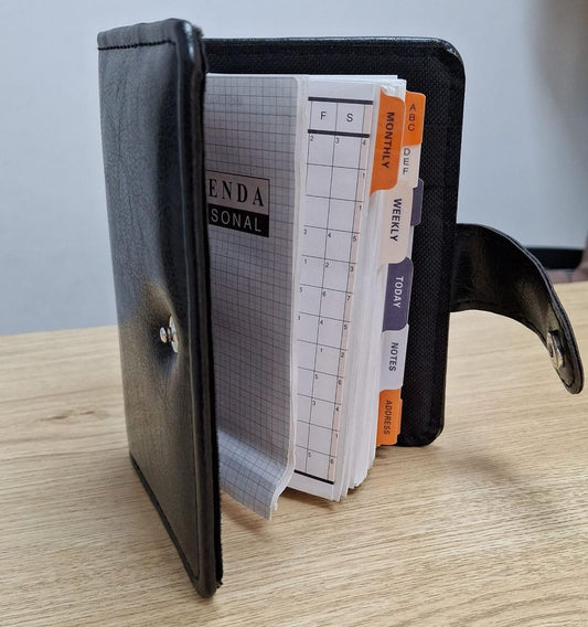 Mini Agenda Black