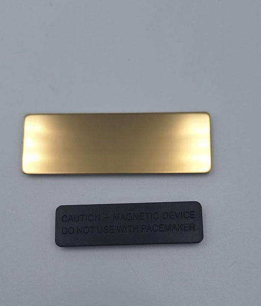 Glossy Gold Badge Magnetic