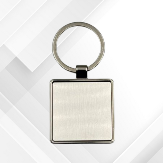 Metal Square Keychain