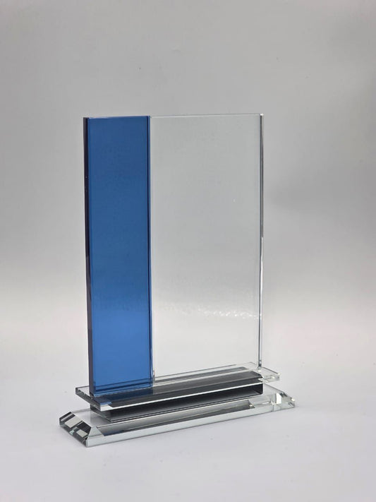 Square Shield with Blue