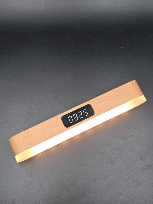 Magnetic Wood Clock With Light